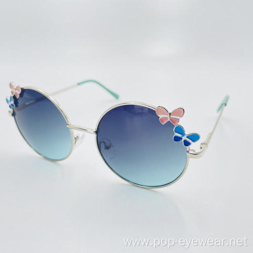 new style Durable kids sunglasses metal frames